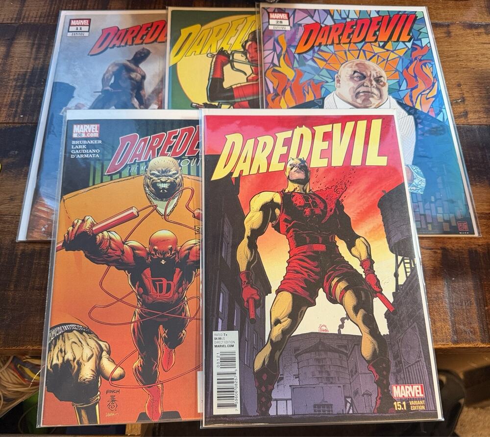 Daredevil Comic Book Lot Brubaker Lark Marvel Comics Issues